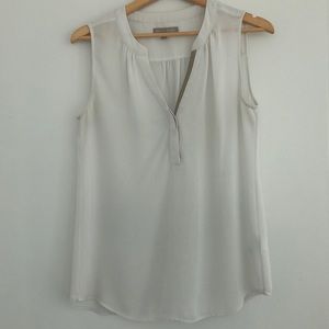 Banana Republic 100% Polyester white blouse